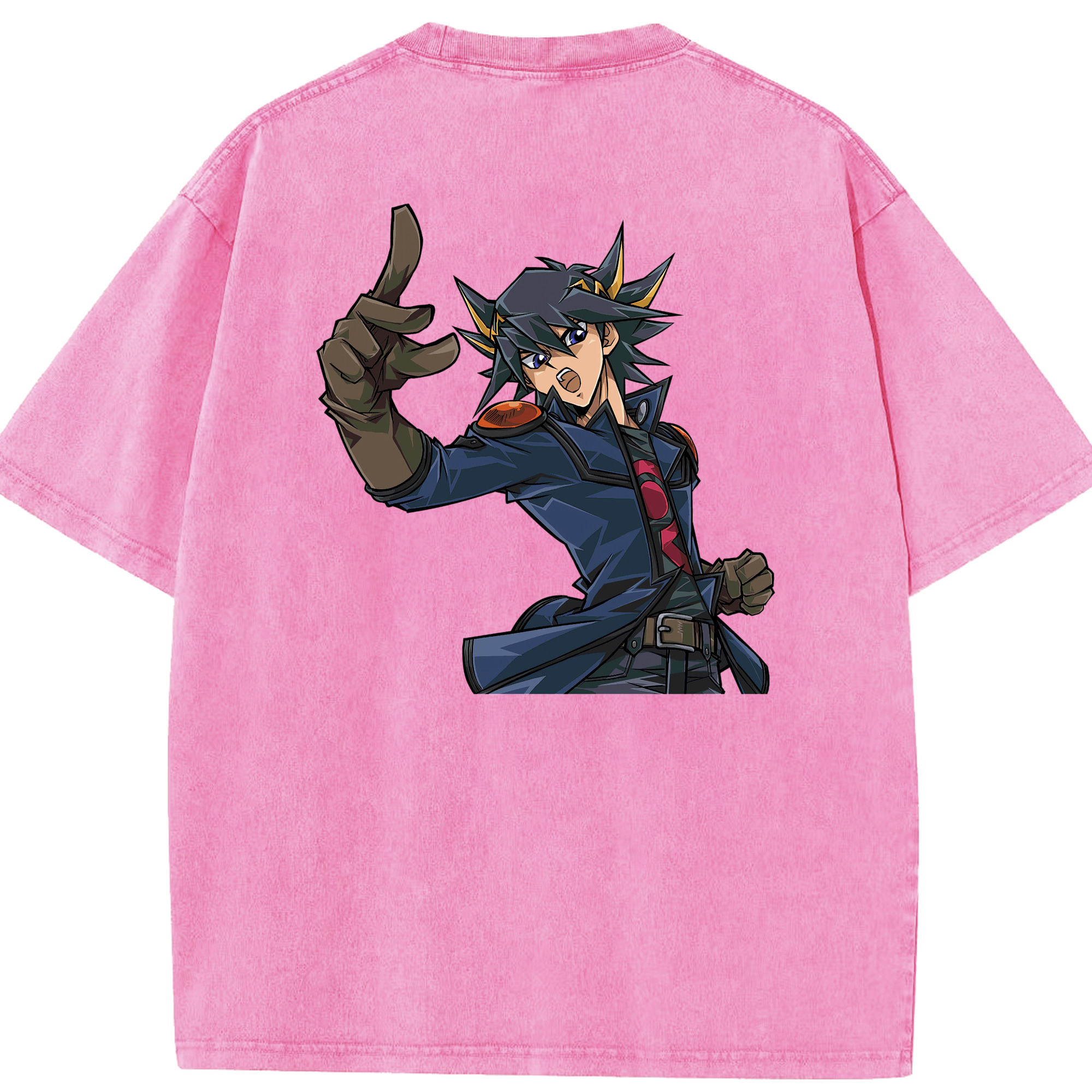 （画像用） 遊☆戯☆王 Yu-Gi-Oh! 綿100% ヴィンテージ風 半袖Tシャツ（背面プリント）